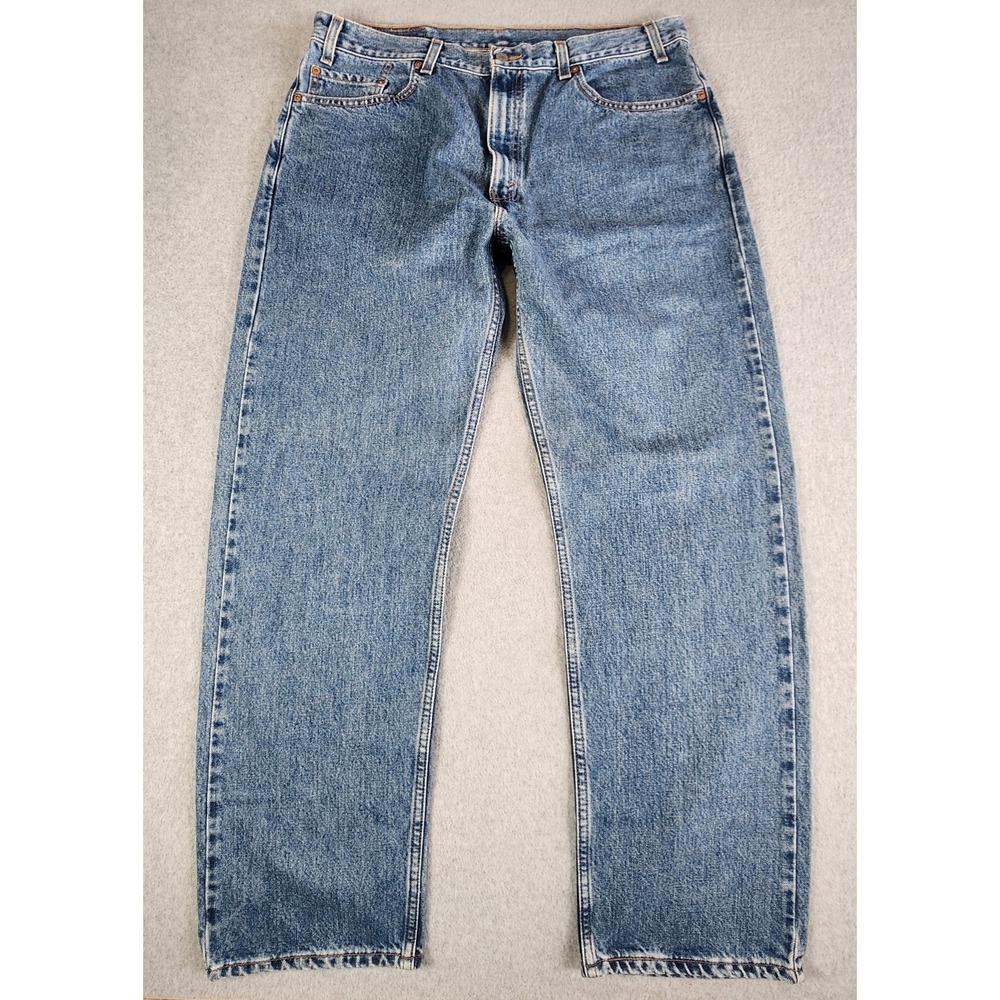 Vintage Levis 505 Jeans Mens 36x30 Blue Straight Fit Denim Medium Wash Tag 38x30